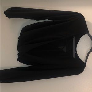 Sheer Black long sleeve top